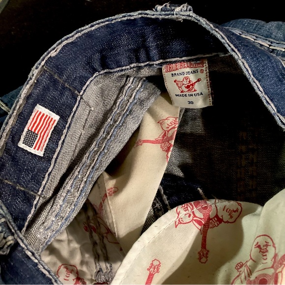 Rare! OG 🇺🇸 True Religion Ricky Super QT size 30x34 unaltered 👀😱 - Picture 6 of 9